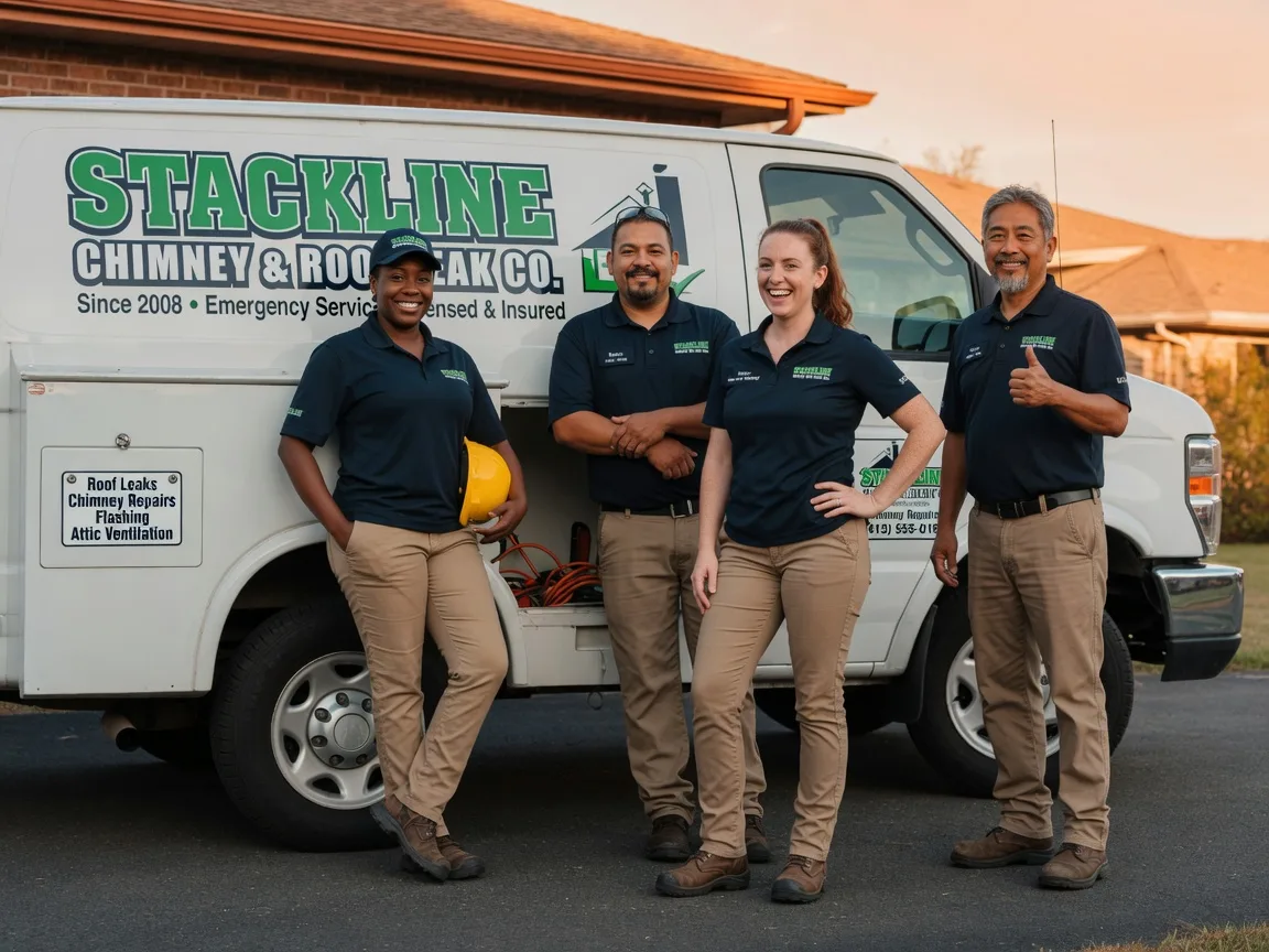 Chimney flashing repair company in Linden, IA